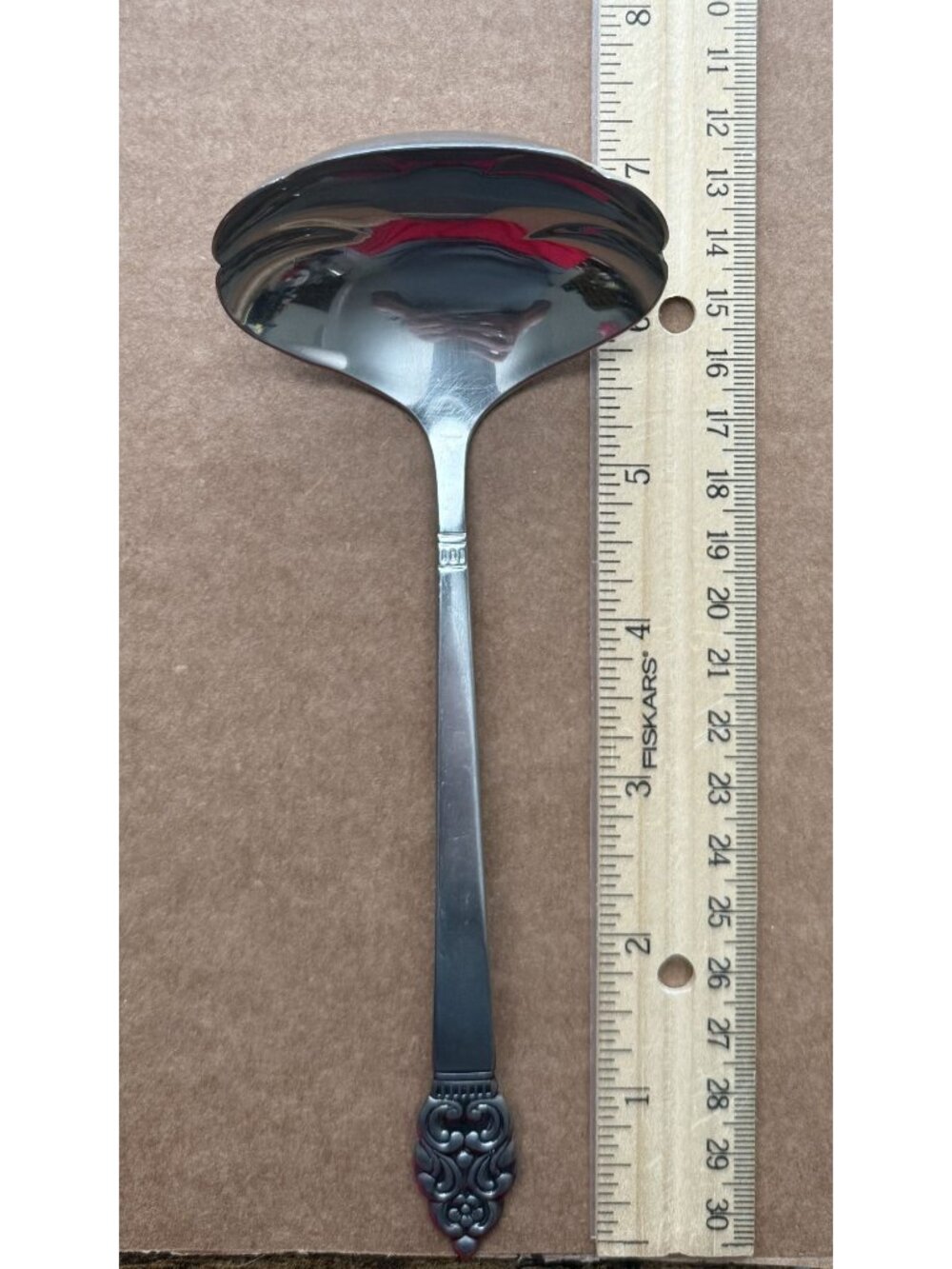 Oneida Community Vinland (Stainless) Pattern Solid Gravy Ladle 7-inch - Picture 5 of 6